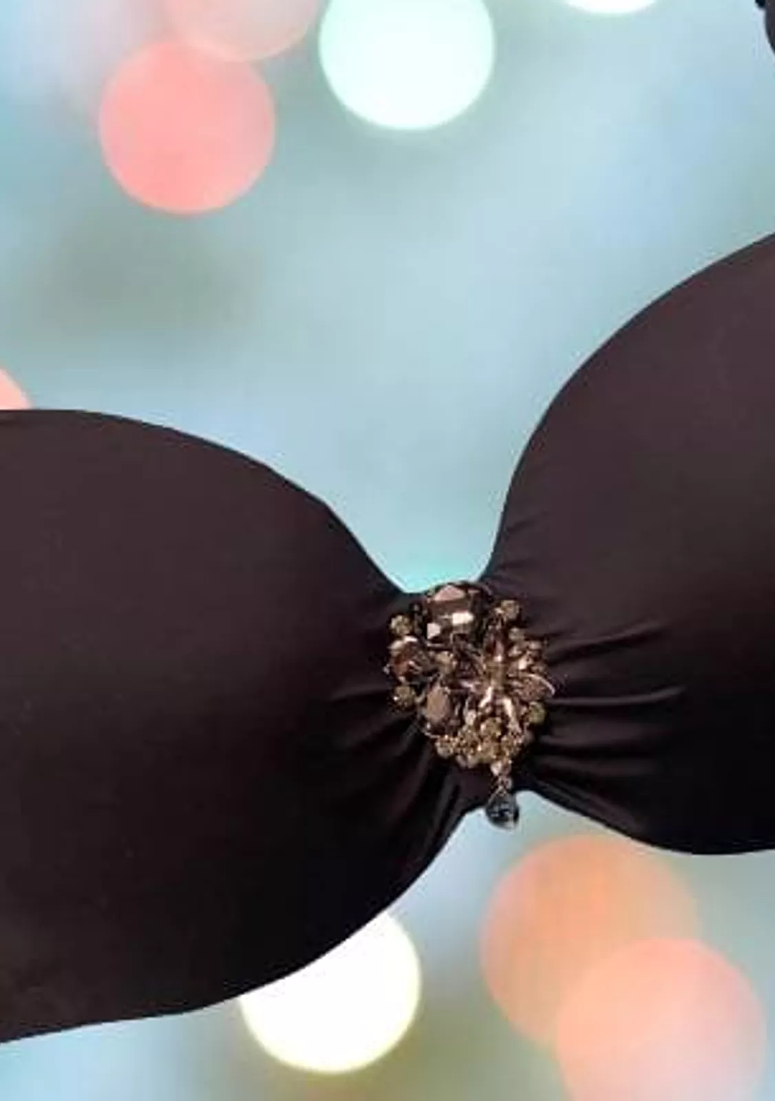 Купальник черный с высокими плавками