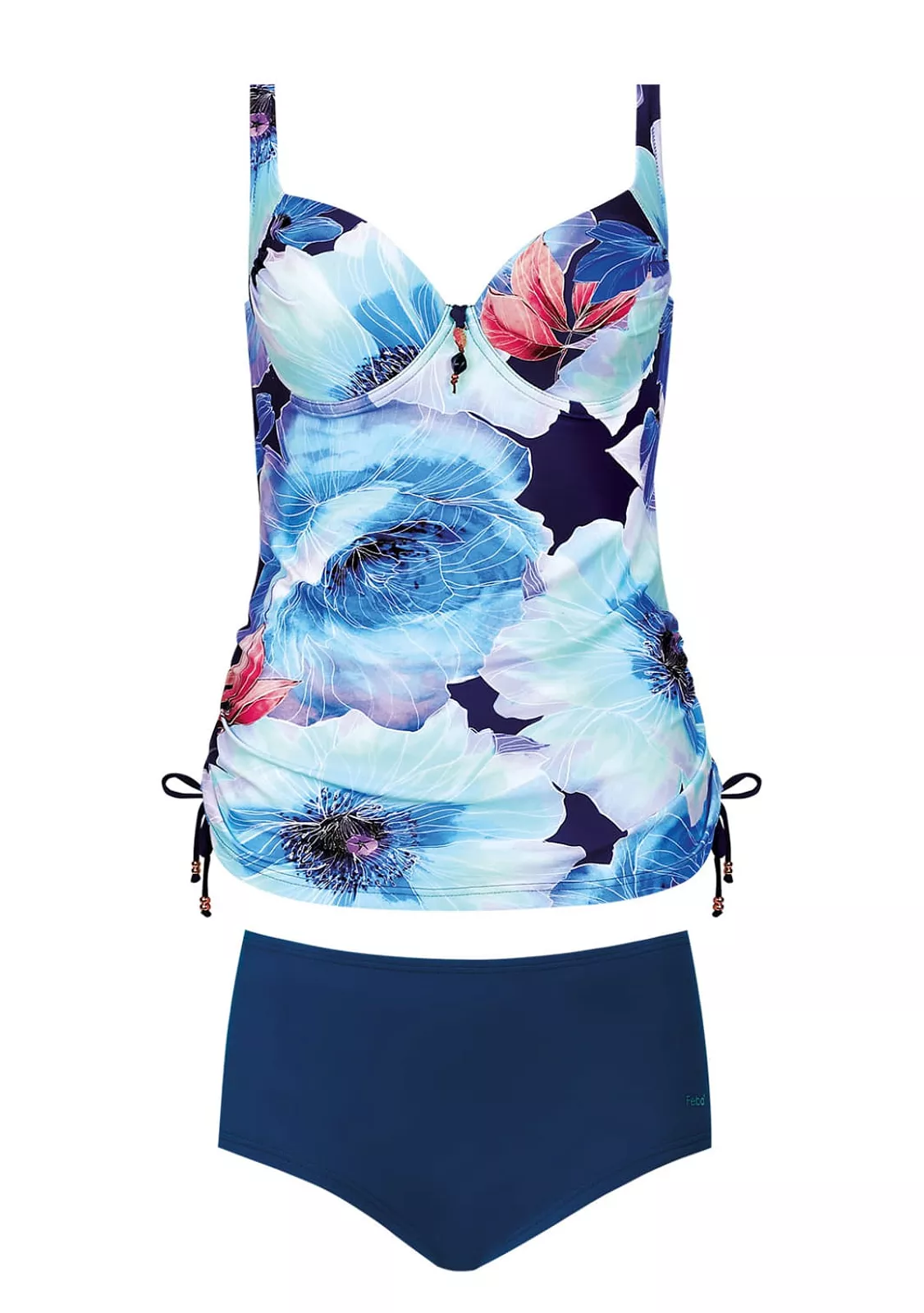 Купальник топ +шорты. Коллекция Flower