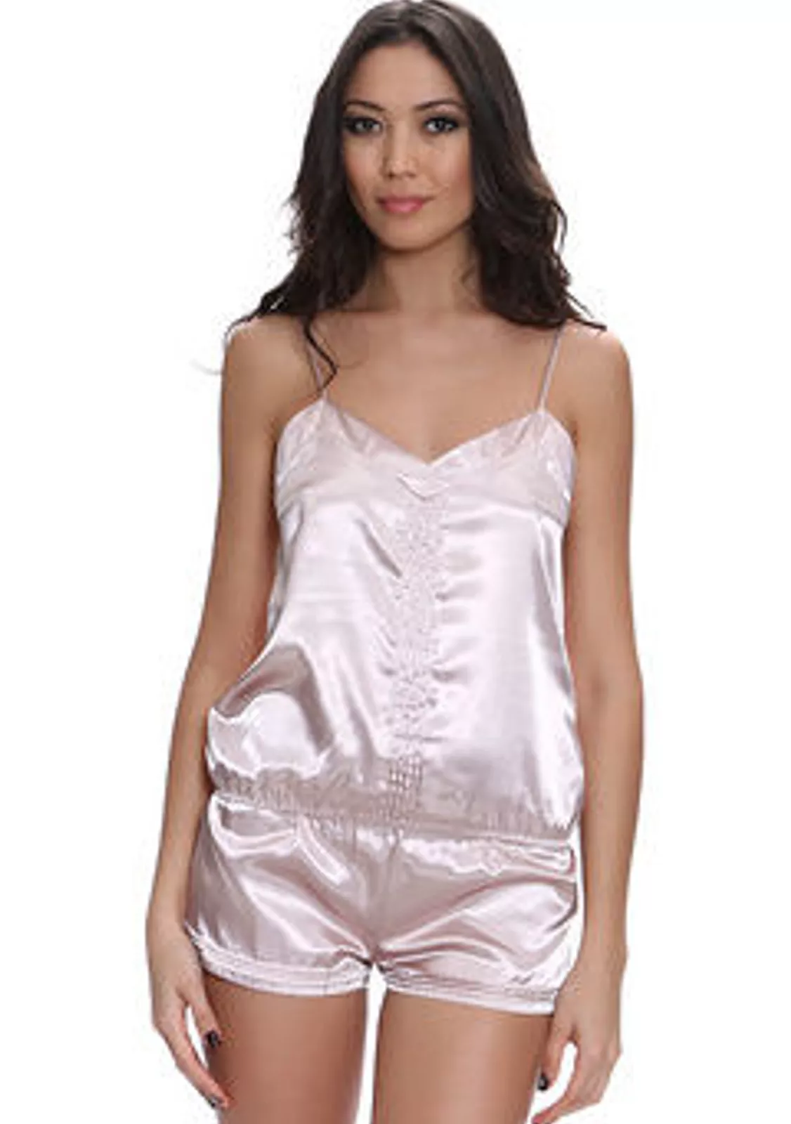 Комплект с шортами цвета чайной розы