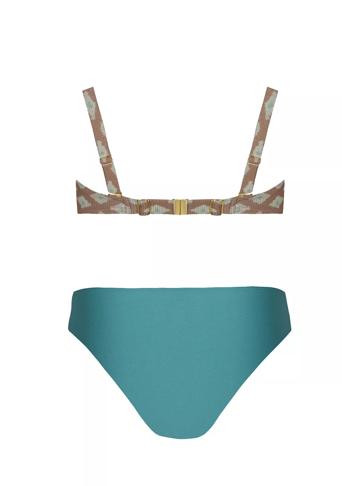 Купальник раздельный бандо Self Collection Samos