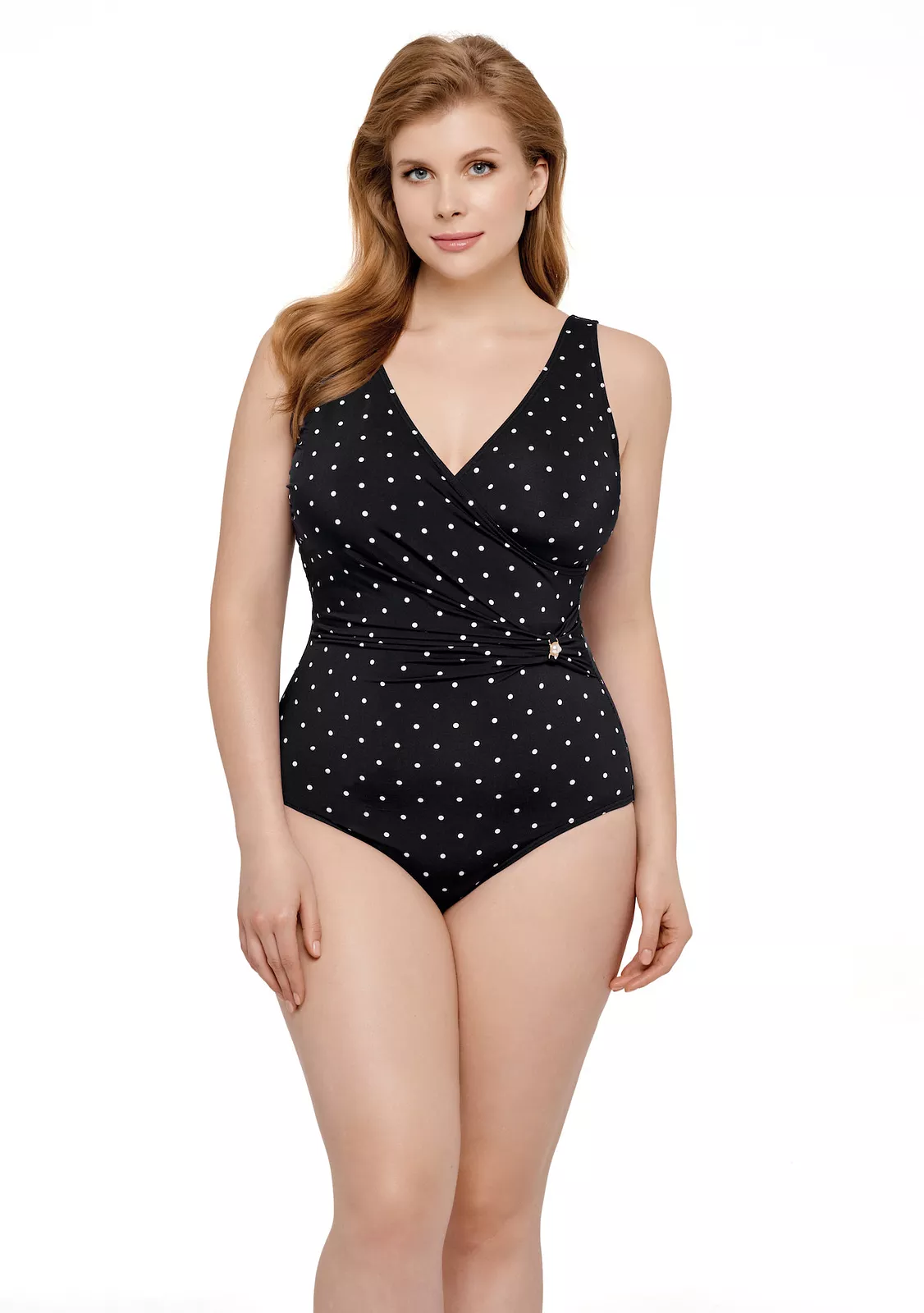 Купальник женский. горошек