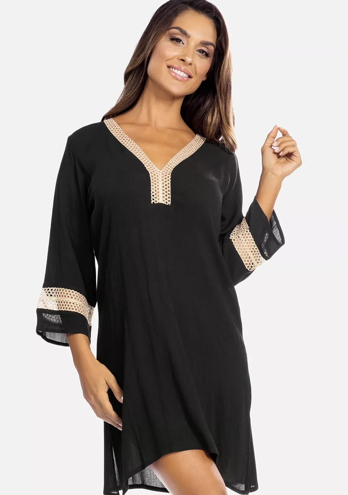 Туника свободного размера свободного кроя