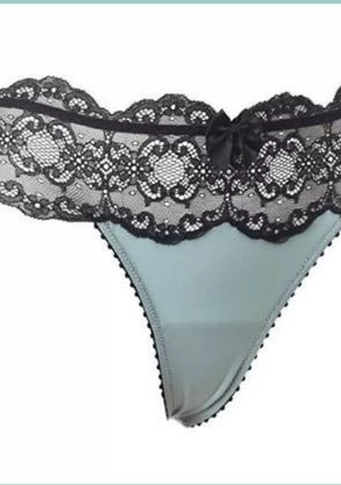 Комплект белья ментолового цвета Amarcord