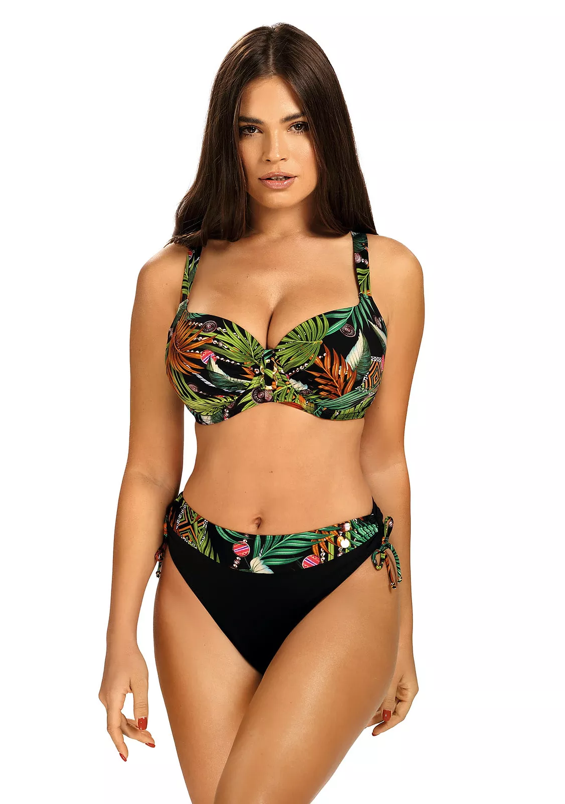 Купальник раздельный для полных женщин +новинка 2024