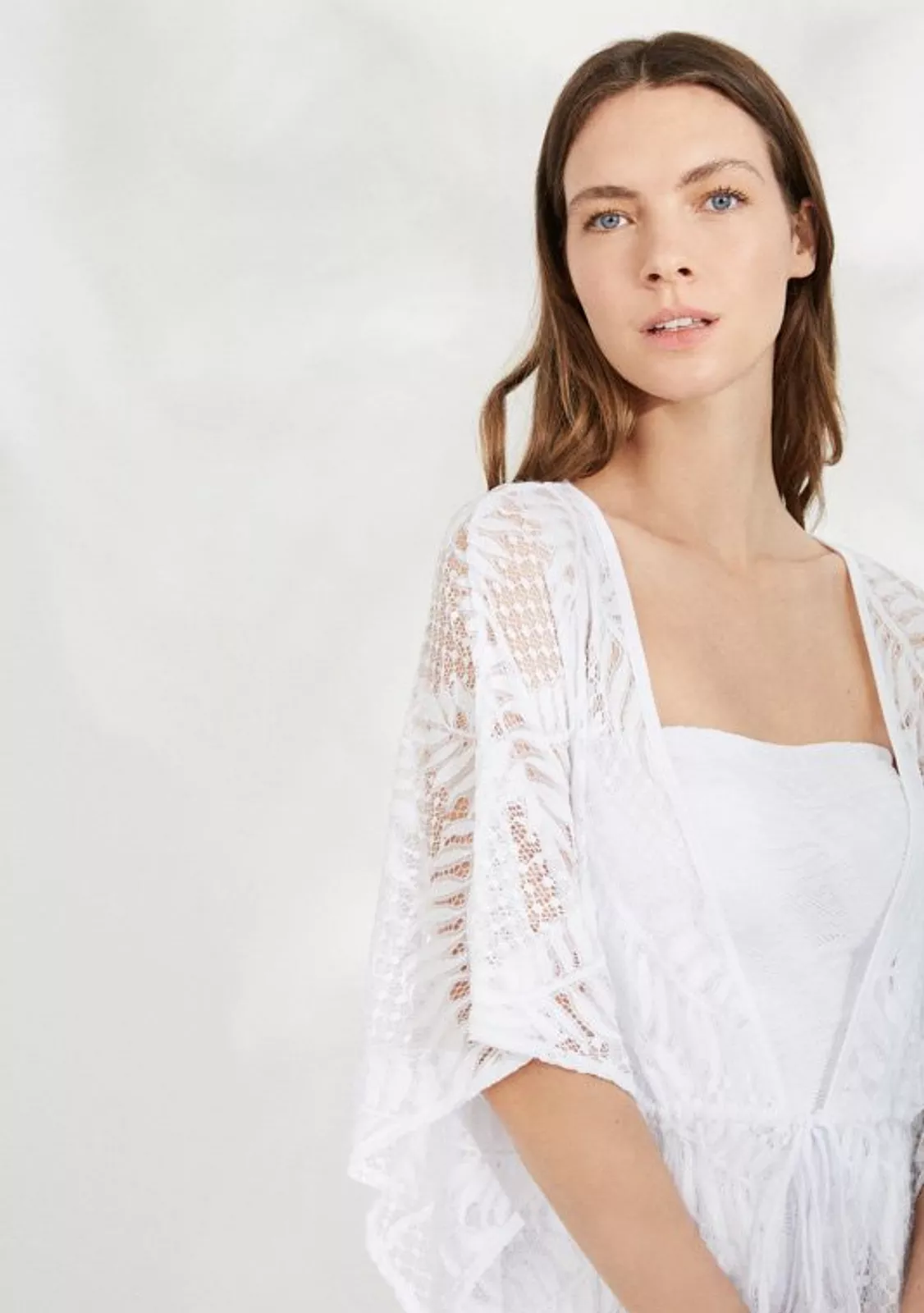 Туника Ysabel Mora белая в пол