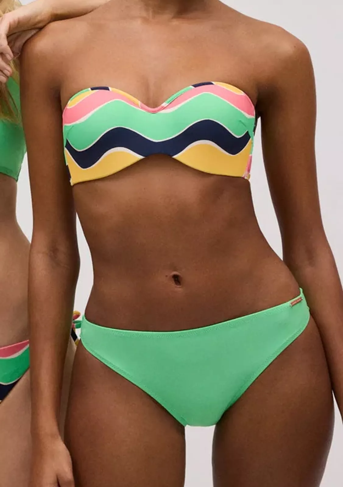 Купальник с чашкой бандо мультиколор, Ysabel Mora, чашка _В