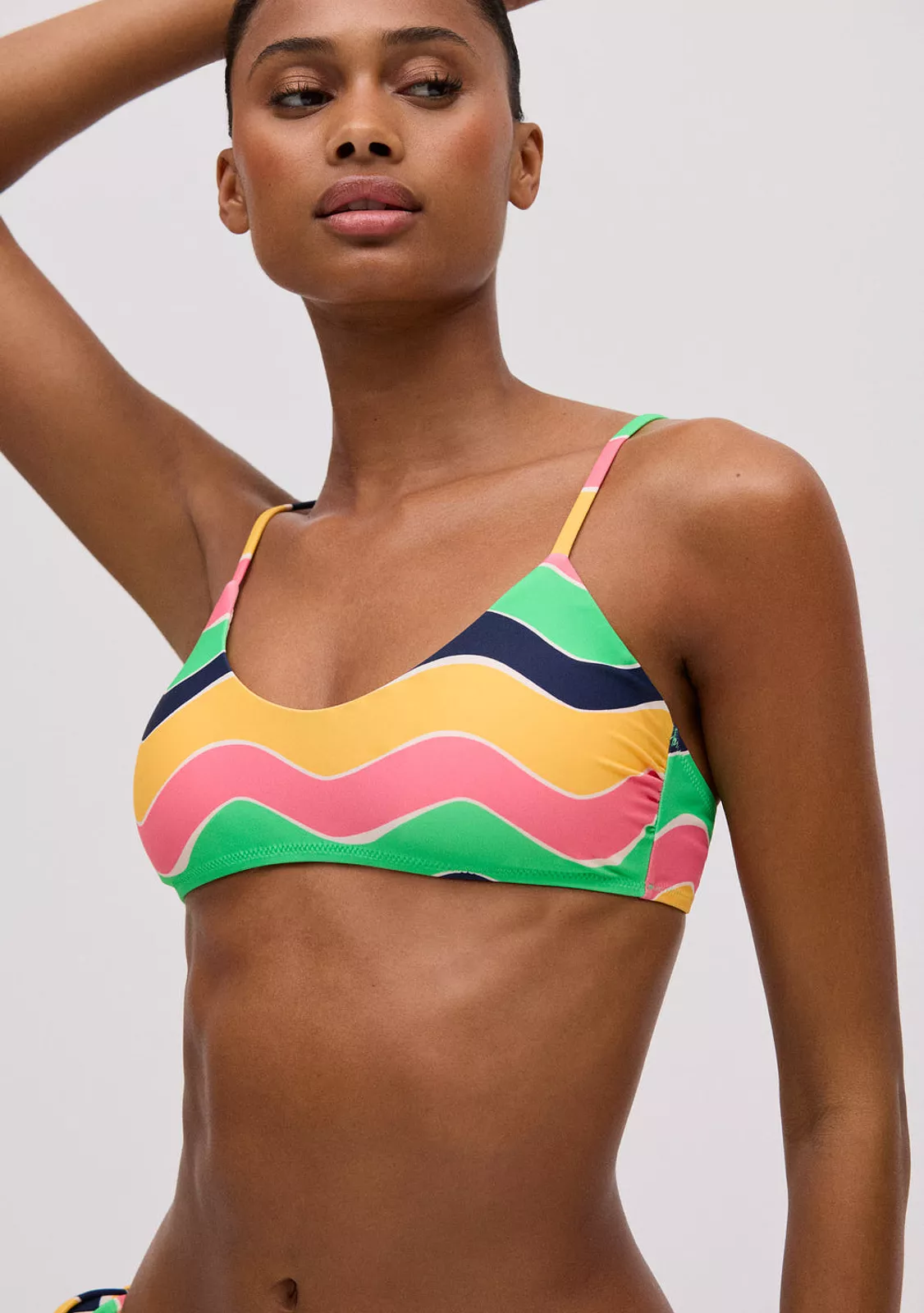 Купальник с чашкой бандо мультиколор, Ysabel Mora