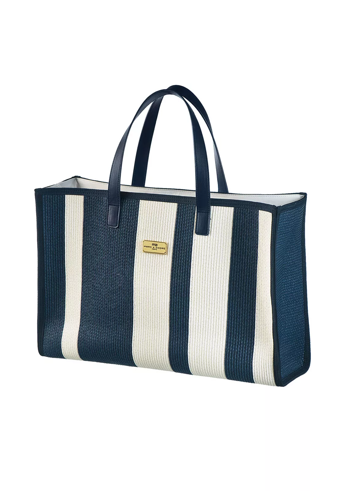 Объёмная пляжная сумка +Marc&Andre