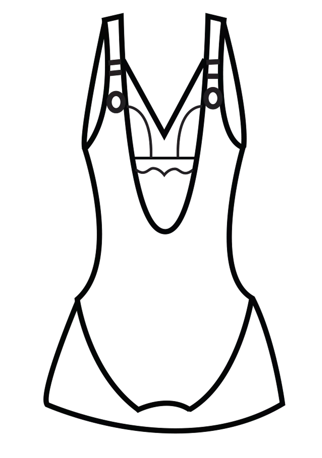 Купальник для женщин с животом BAHAMA