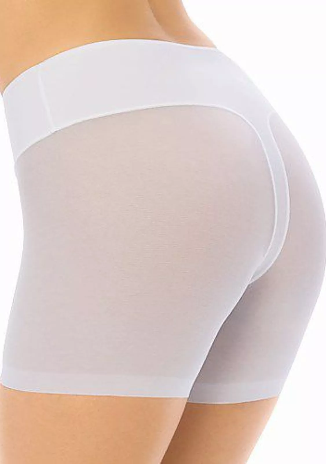 Утягивающие бесшовные шорты с эффектом шейпинг