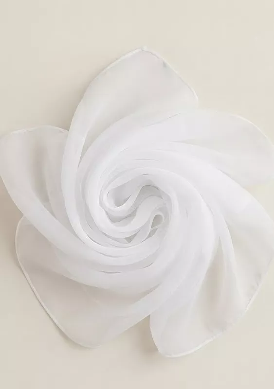 Пляжное парео HAIDEAH Bianco  белого цвета 1
