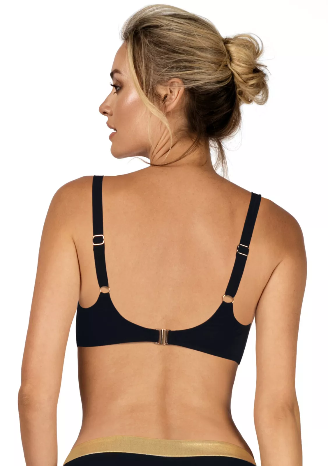 Купальник черный от Feba Collection чашка балконет черный золотой