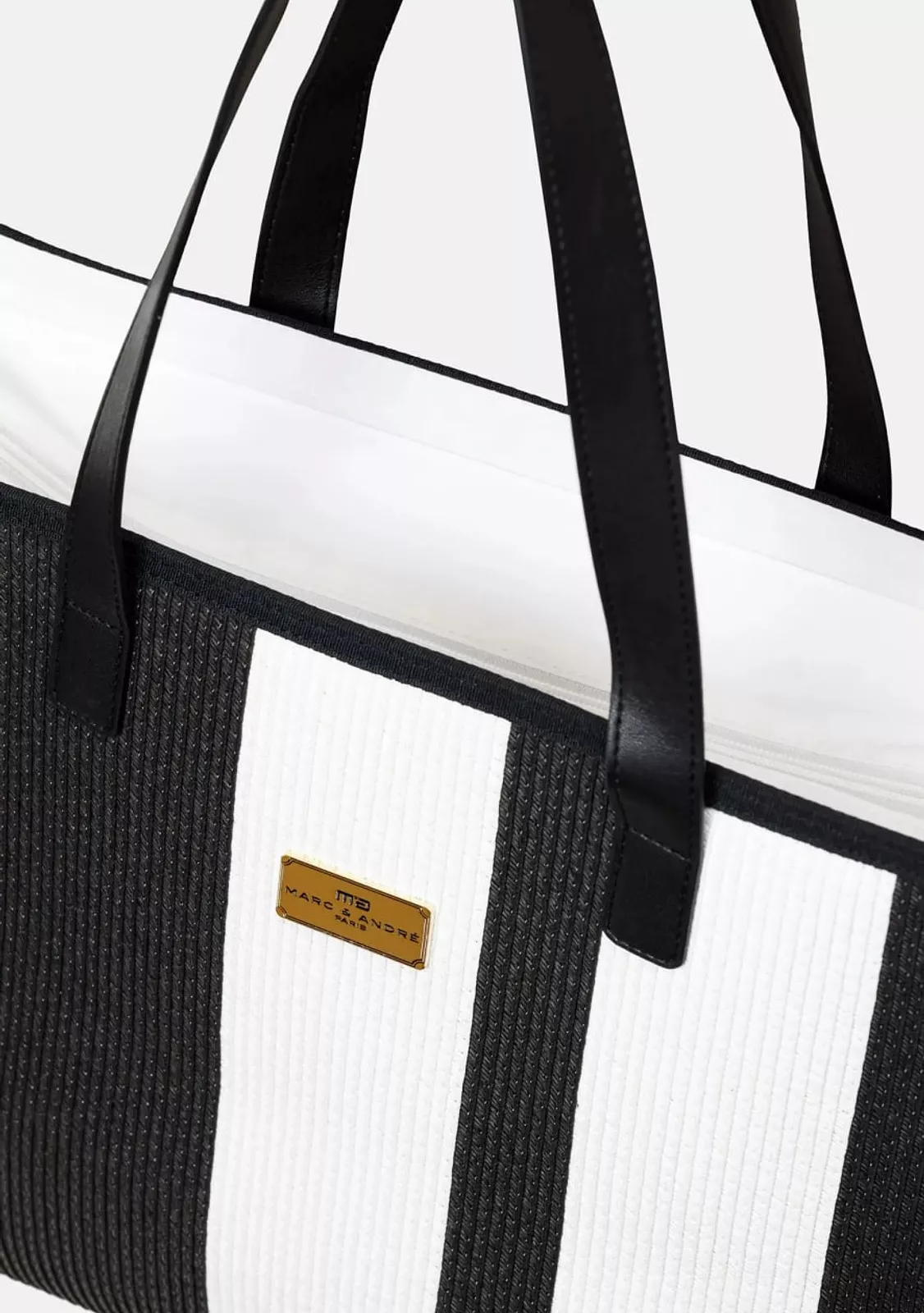 Объёмная пляжная сумка +Marc&Andre