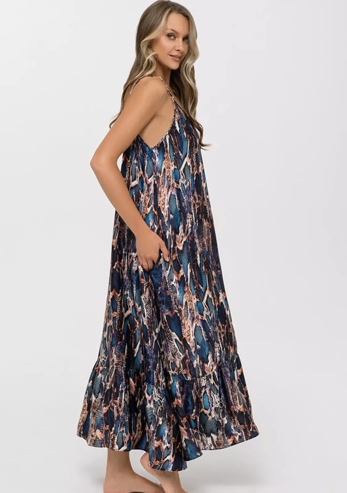 пляжное платье шелк 