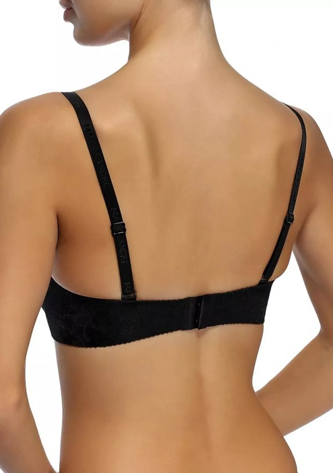 Бесшовный бюстгальтер черного цвета