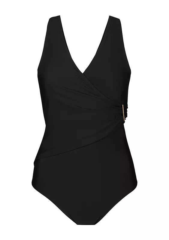 Сплошной купальник без косточек Marc & Andre, Коллекция Solid Line Nero 2