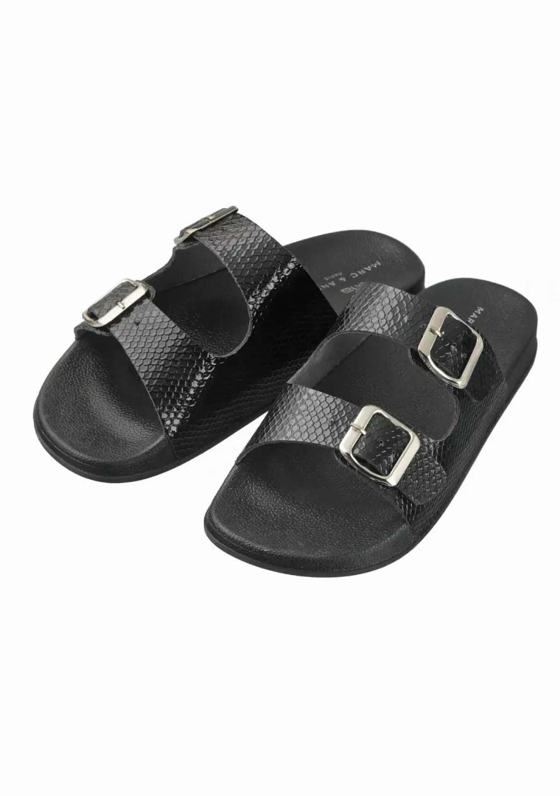 Стильные пляжные шлепанцы с пайетками.