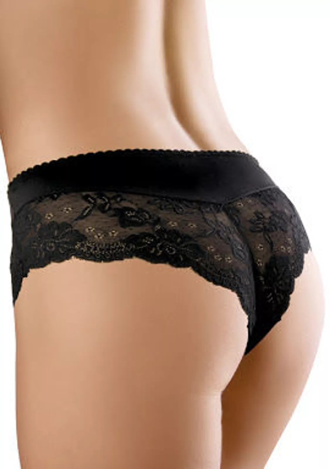 Кружевной комплект из топа и шортиков