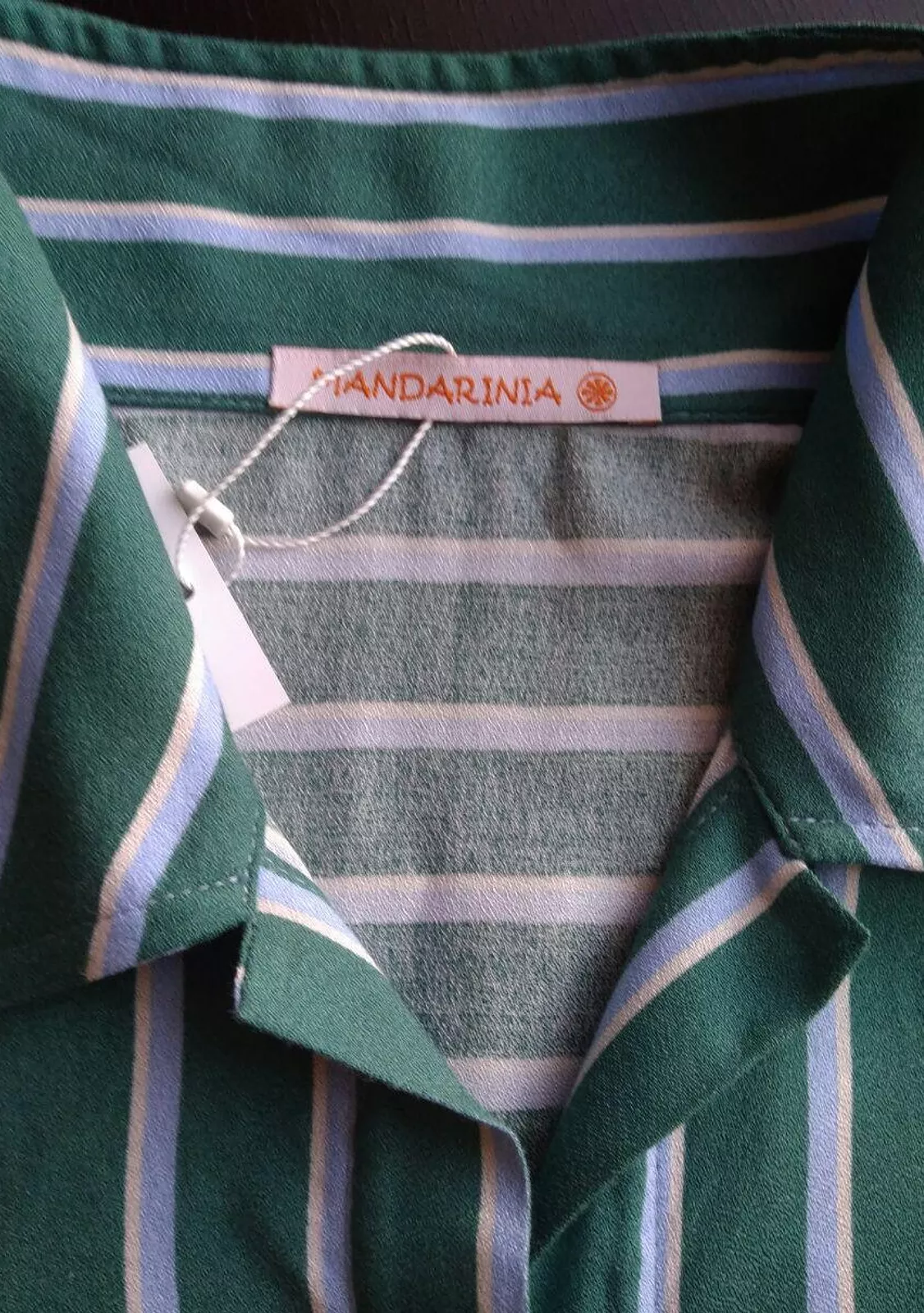 Пляжная длинная рубашка на пуговицах