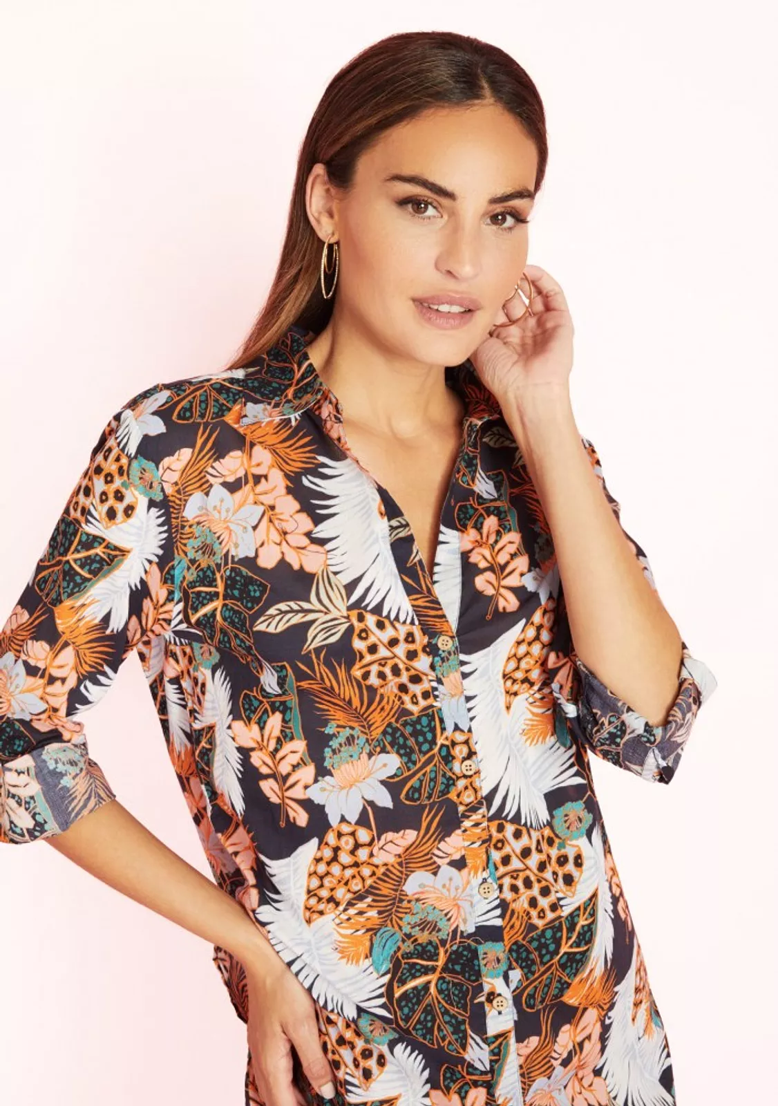 Туника SELMARK PHUKET на пуговицах с примеркой