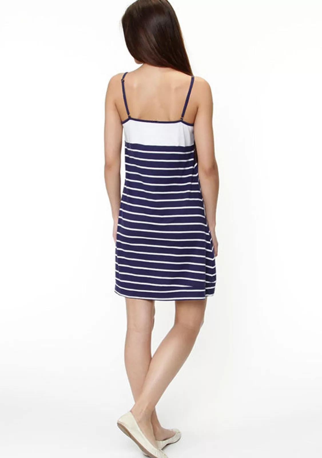 Платье-сарафан с открытыми плечами из хлопка