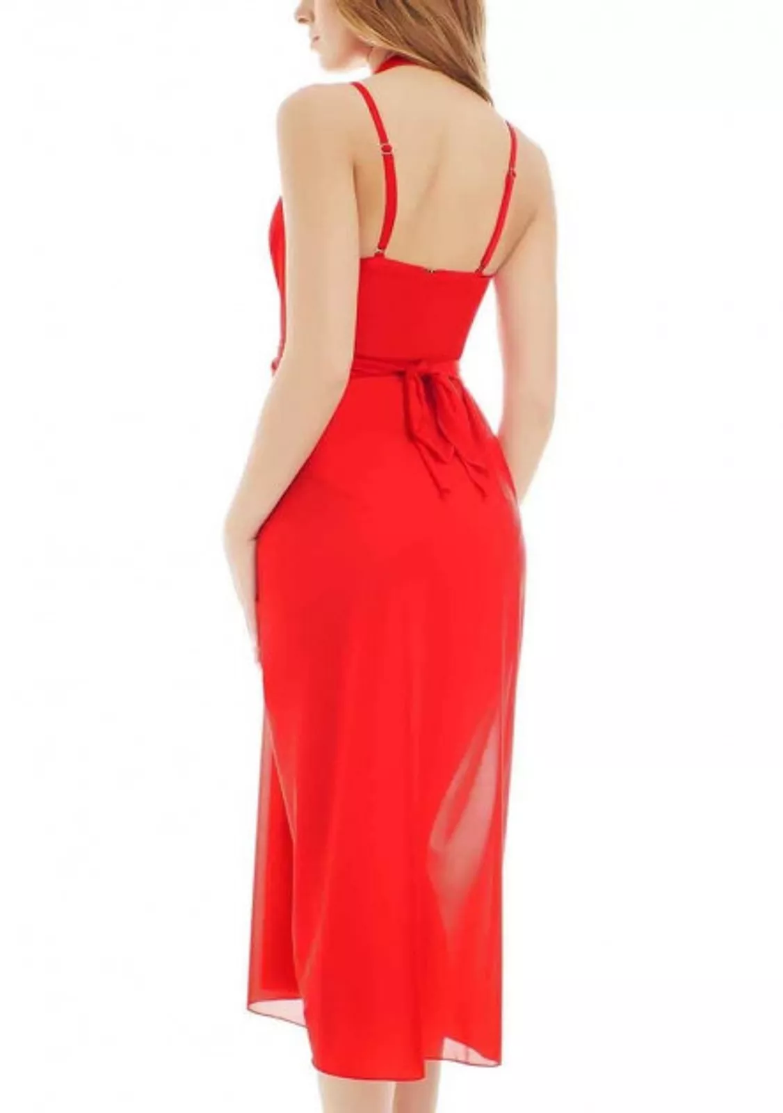 Туника трансформер алого цвета