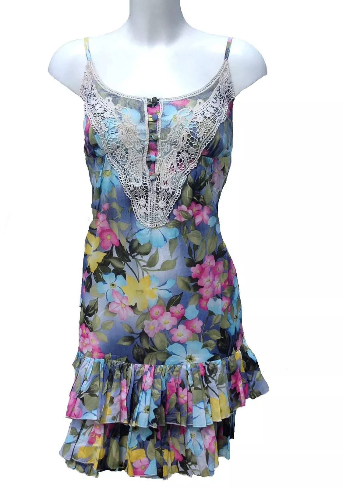 Летний сарафан на бретелях в стиле Прованса