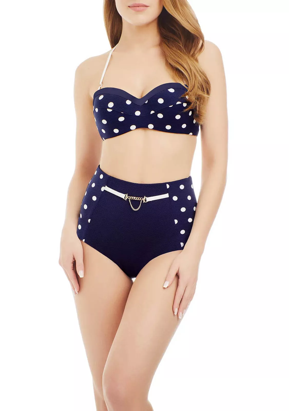 Купальник с плавками ретро