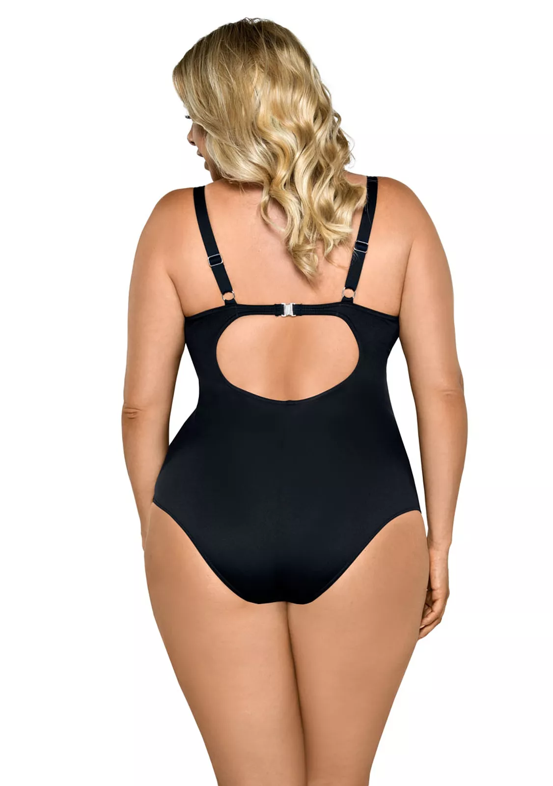 Черный купальник со вставками, Lorin