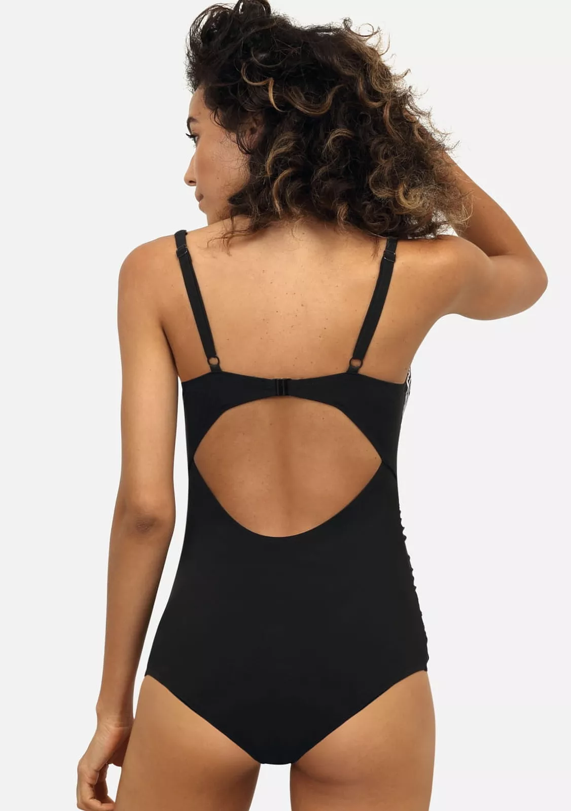 Купальник сплошной для полных +слитный