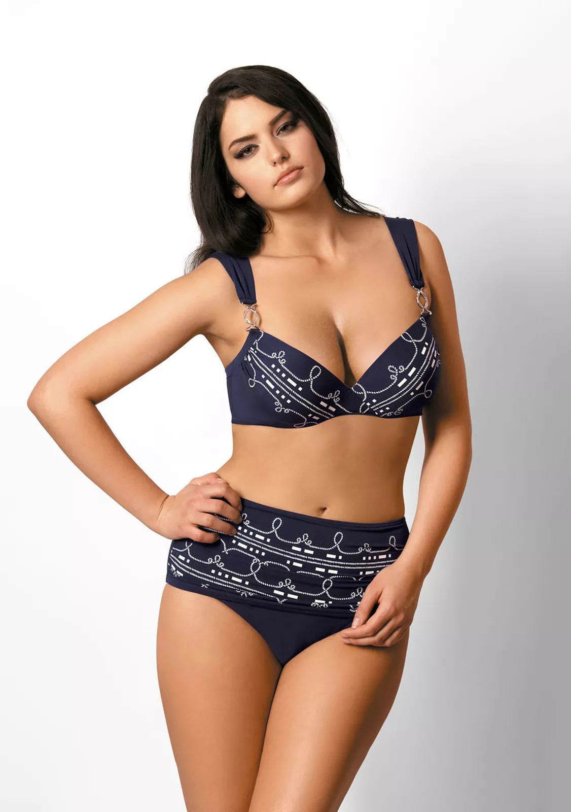 Купальник раздельный для полных дам.