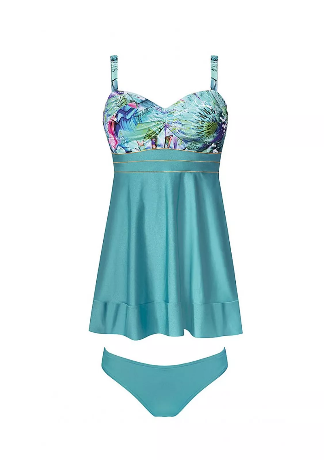 Купальное платье с эффектом коррекции