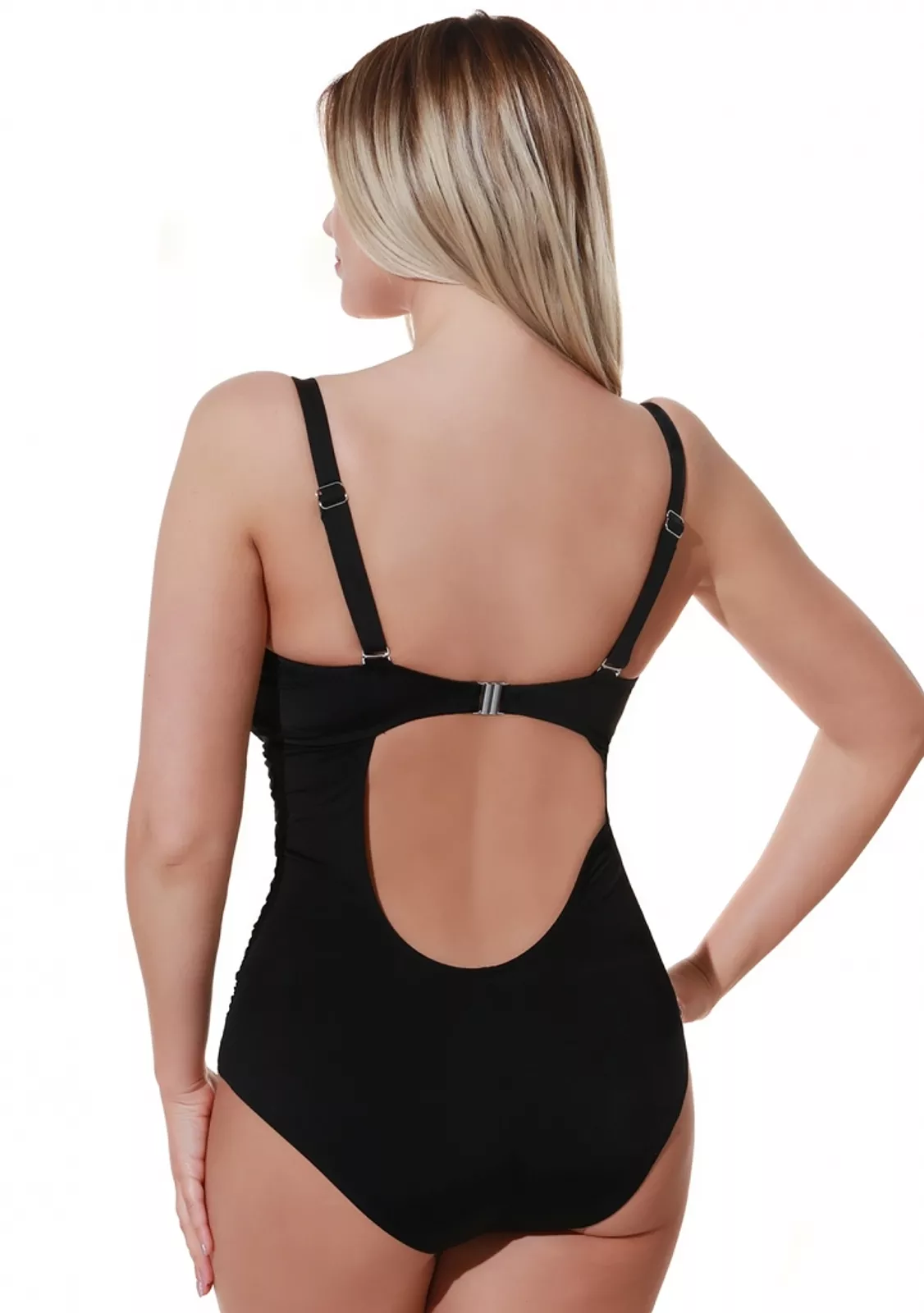 Слитный купальник Jolidon, стразы Сваровски