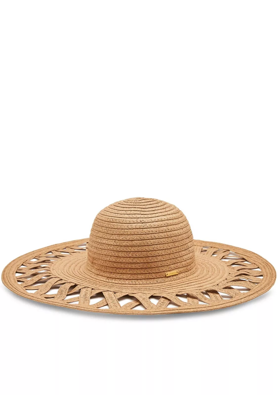 Шляпа пляжная с узорными полями BC-007 -А00 marron Selmark