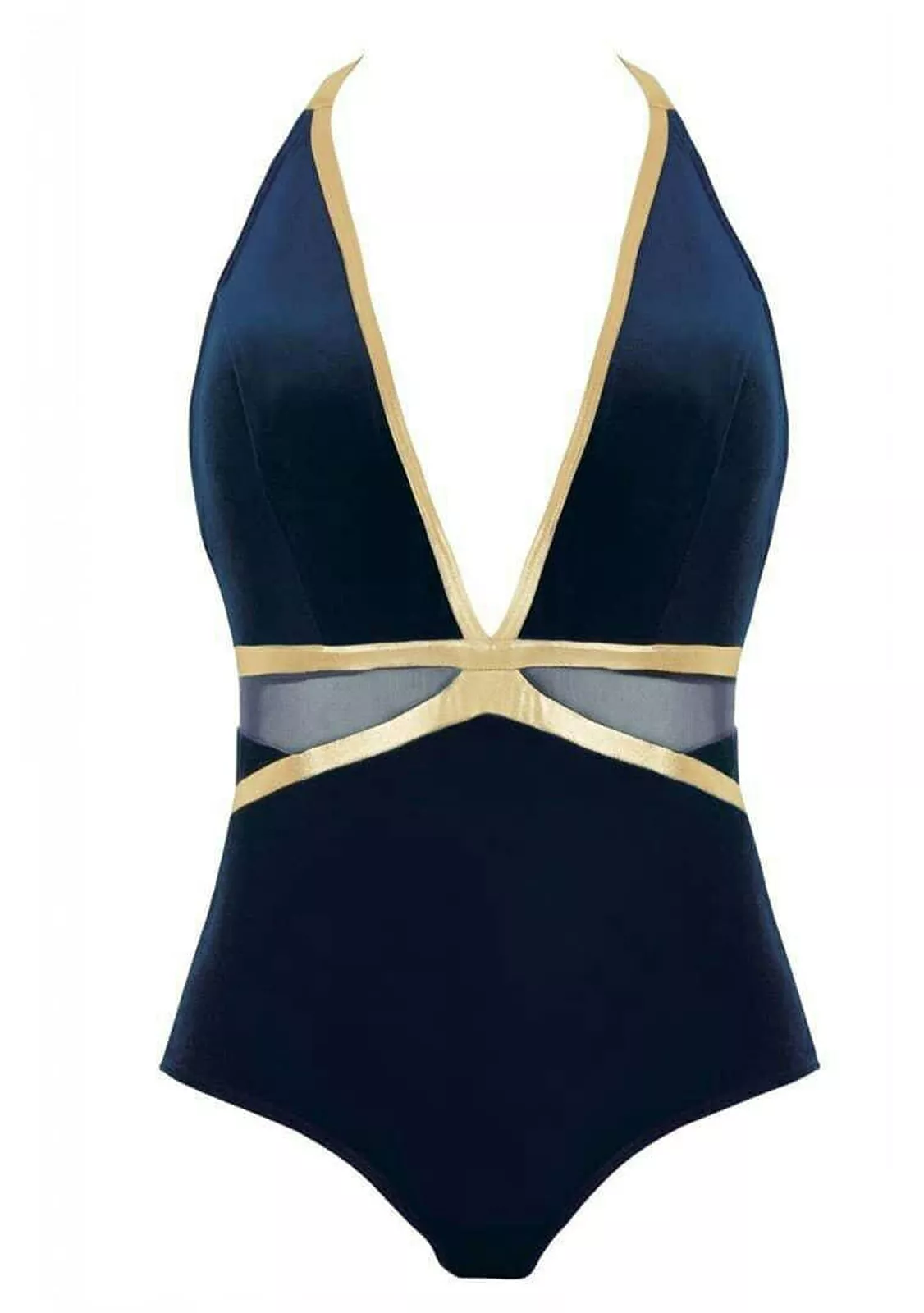 Изысканный купальник из стрейч бархата