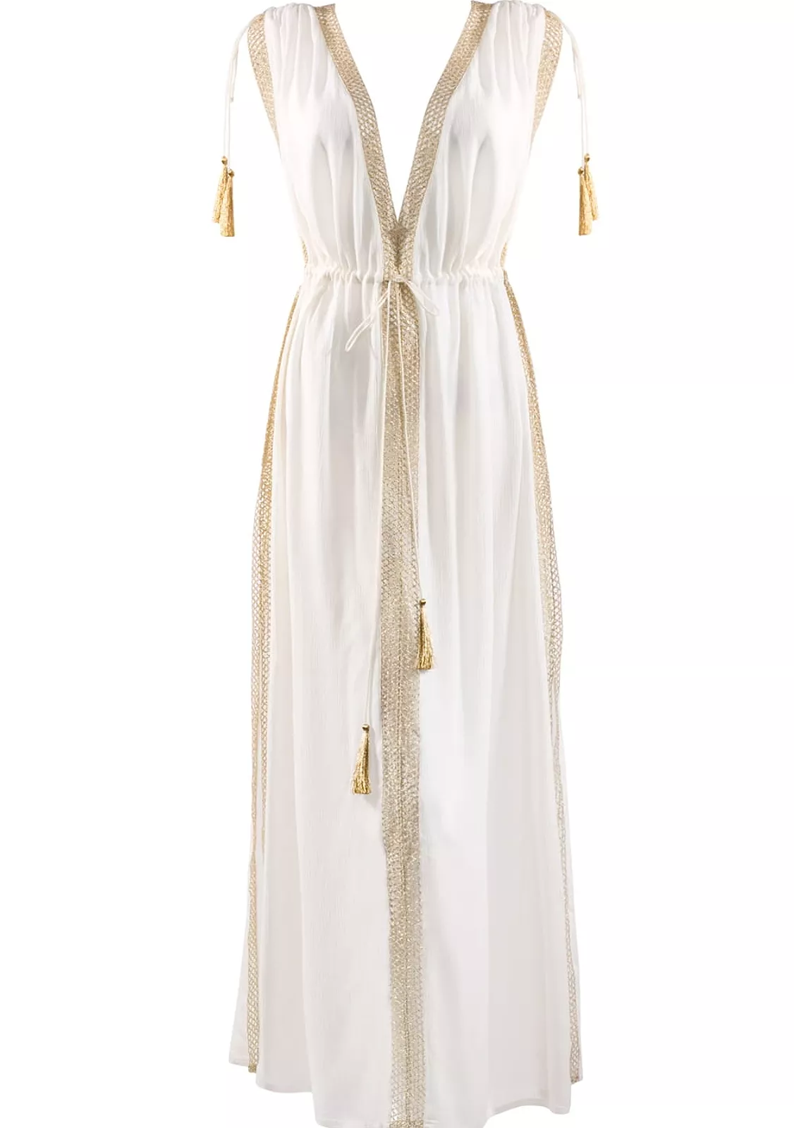 Пляжная туника в стиле бохо