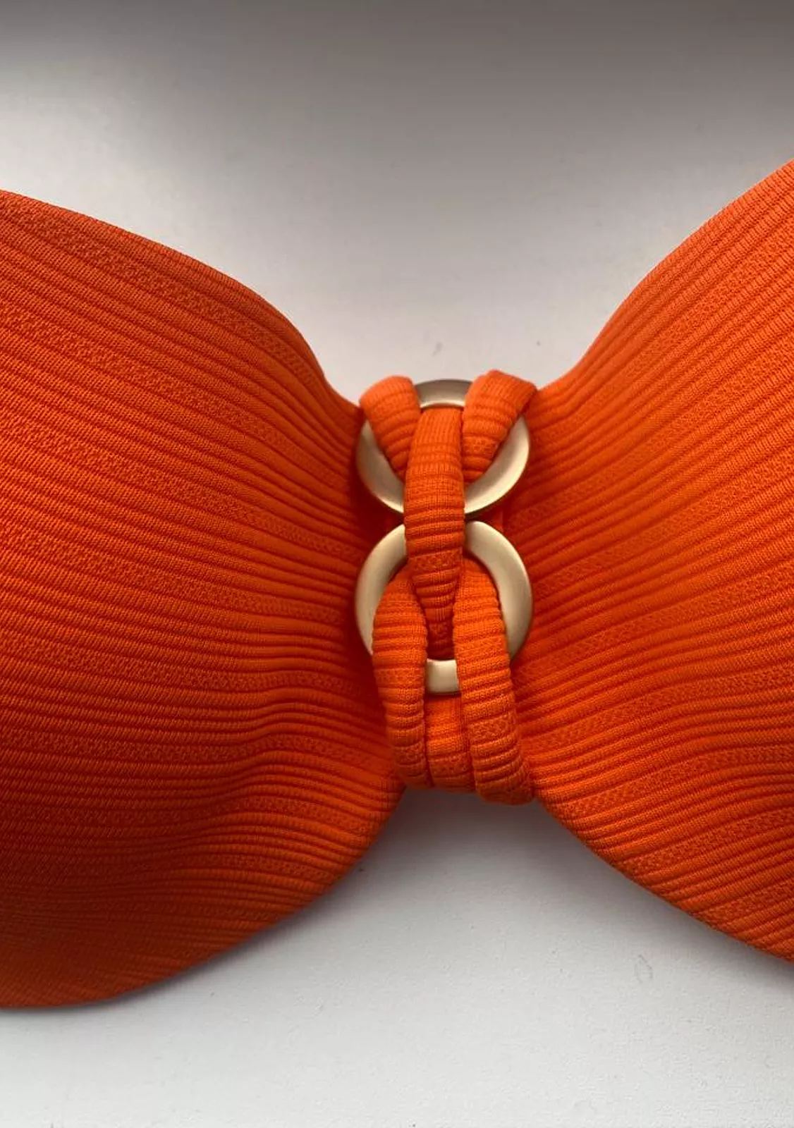 Купальник бикини, чашка бандо апельсин SELMARK