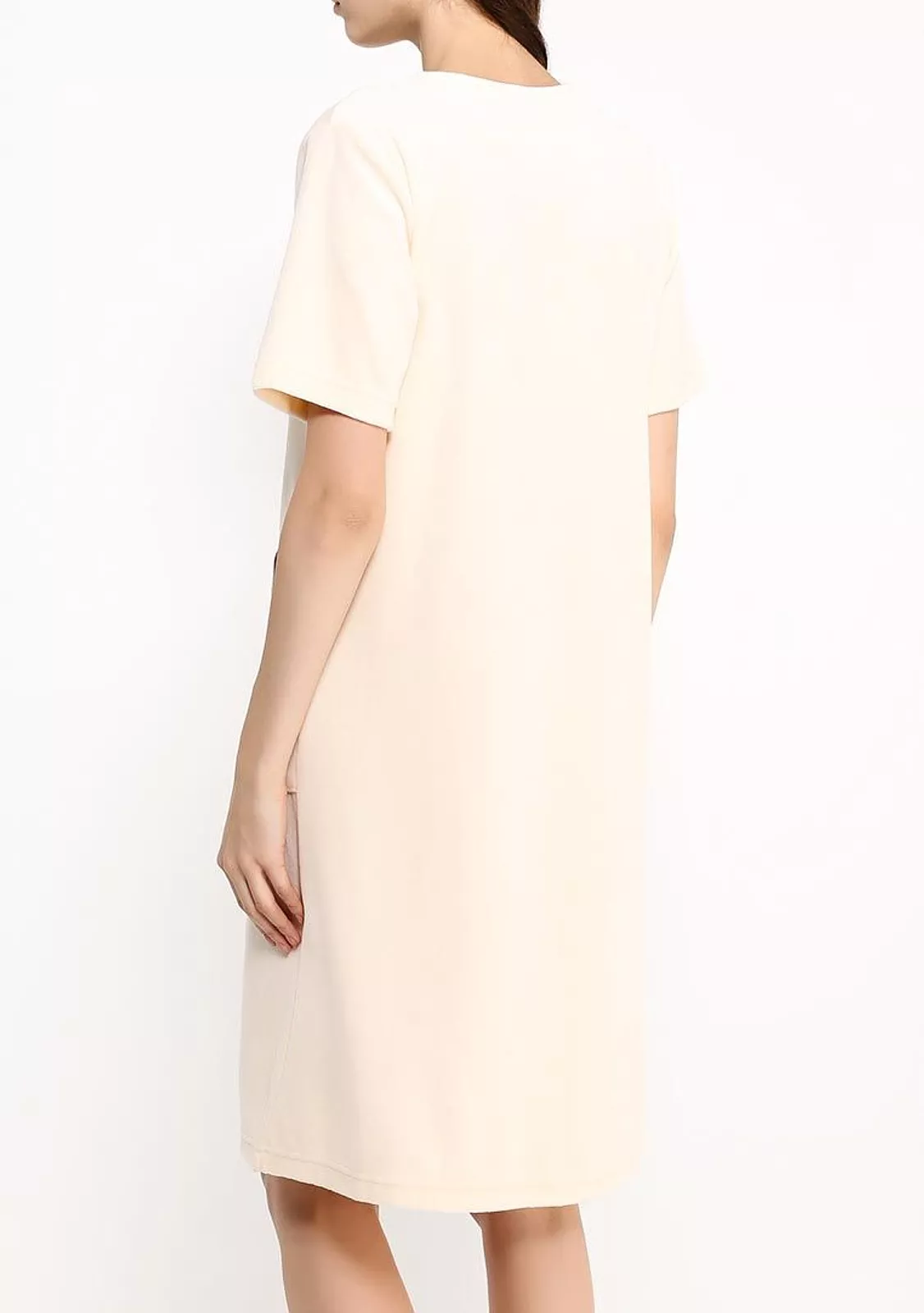 Нежный теплый халатик ванильного цвета