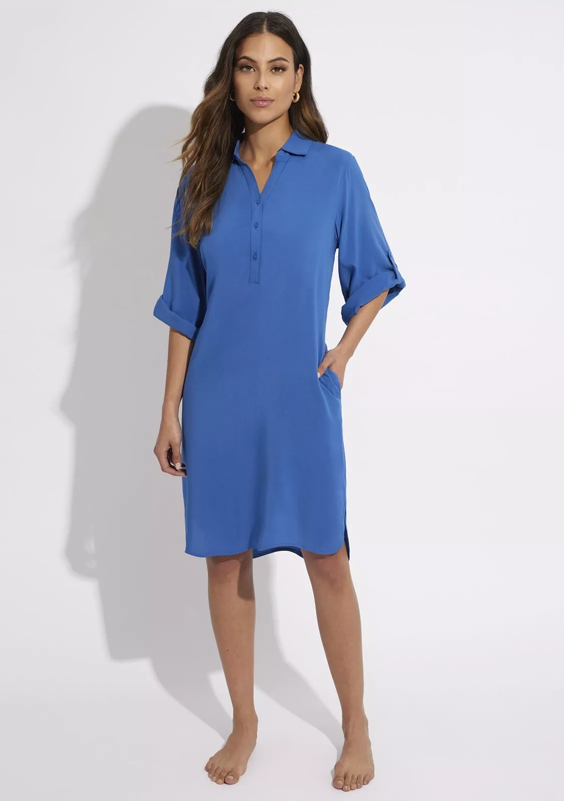 Платье-рубашка Semark VESTIDO BJ595 verde