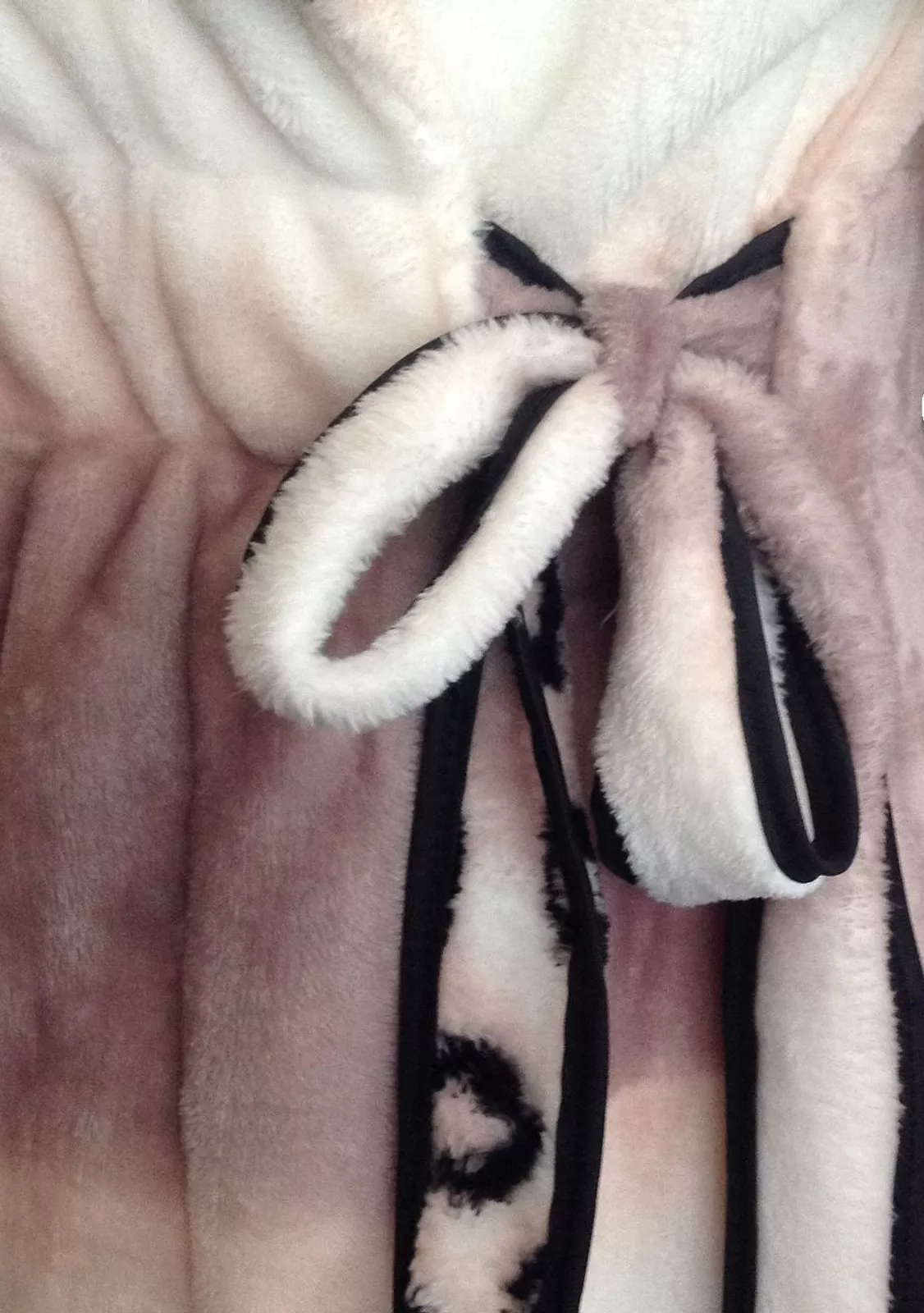 Теплый плюшевый халат