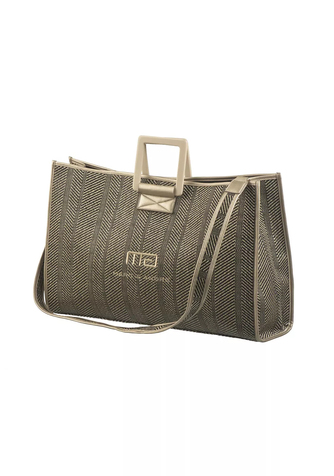 Объемная сумка с логотипом Marc & André 