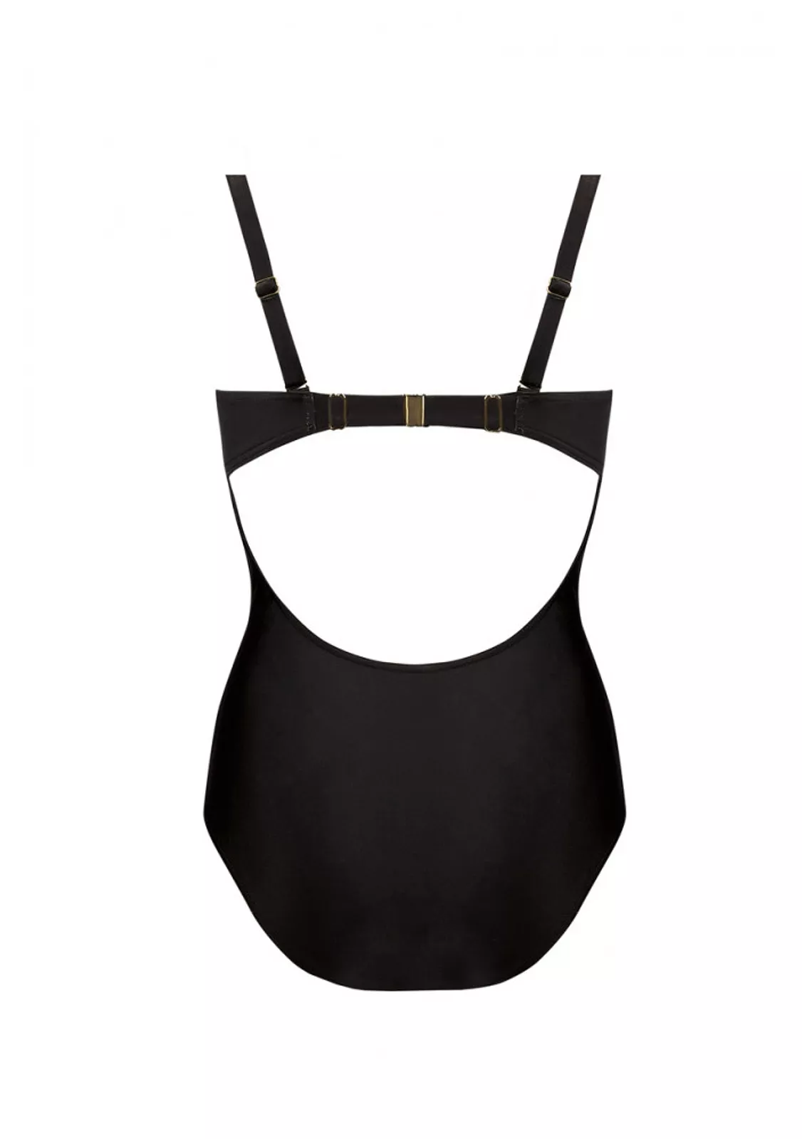 Эффектный купальник c замком на спине