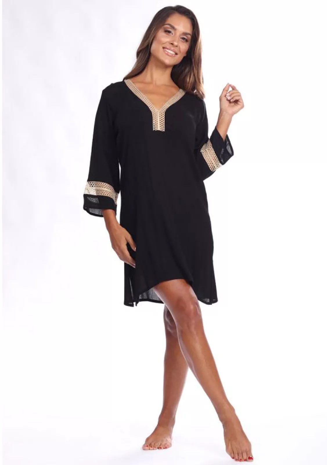 Туника свободного размера свободного кроя