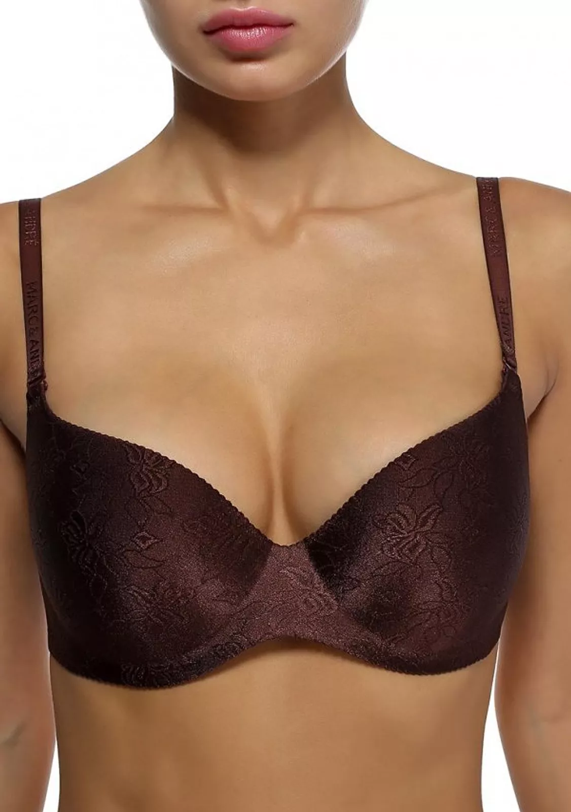 Бесшовный бюстгальтер, цвет шоколад A4-0718