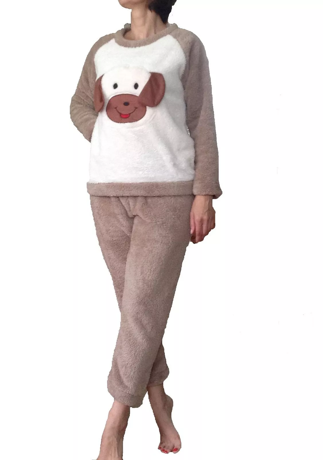 Брючный меховой костюм