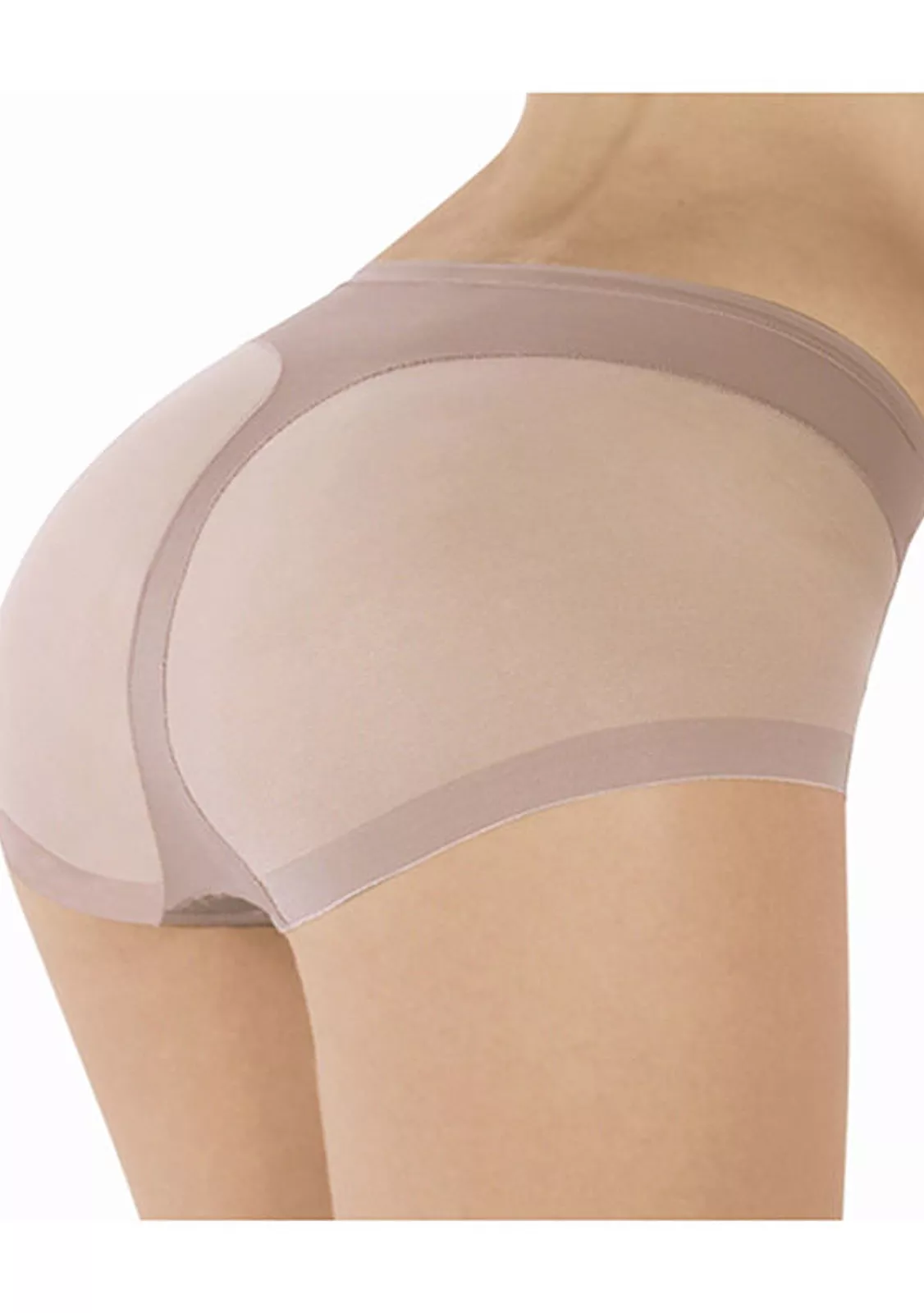 Бесшовные утягивающие трусики с эффектом танга