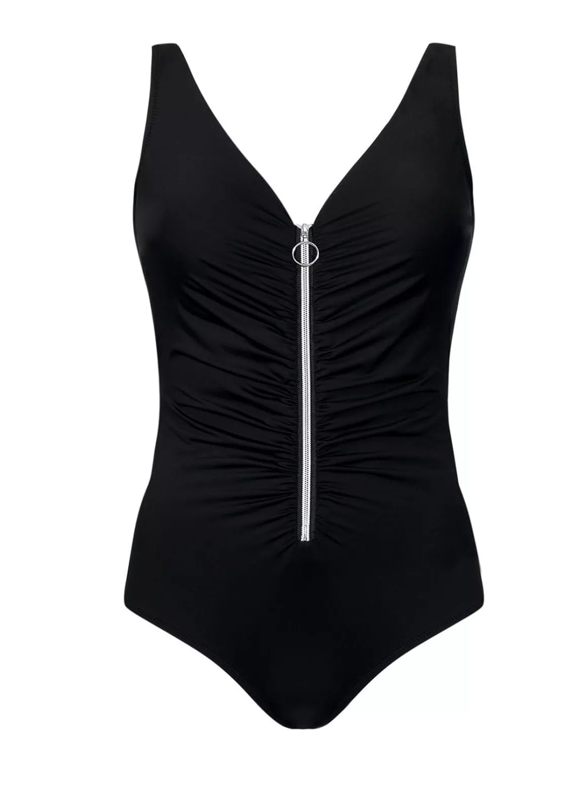 Купальник с молнией +Feba collection 2023 черный