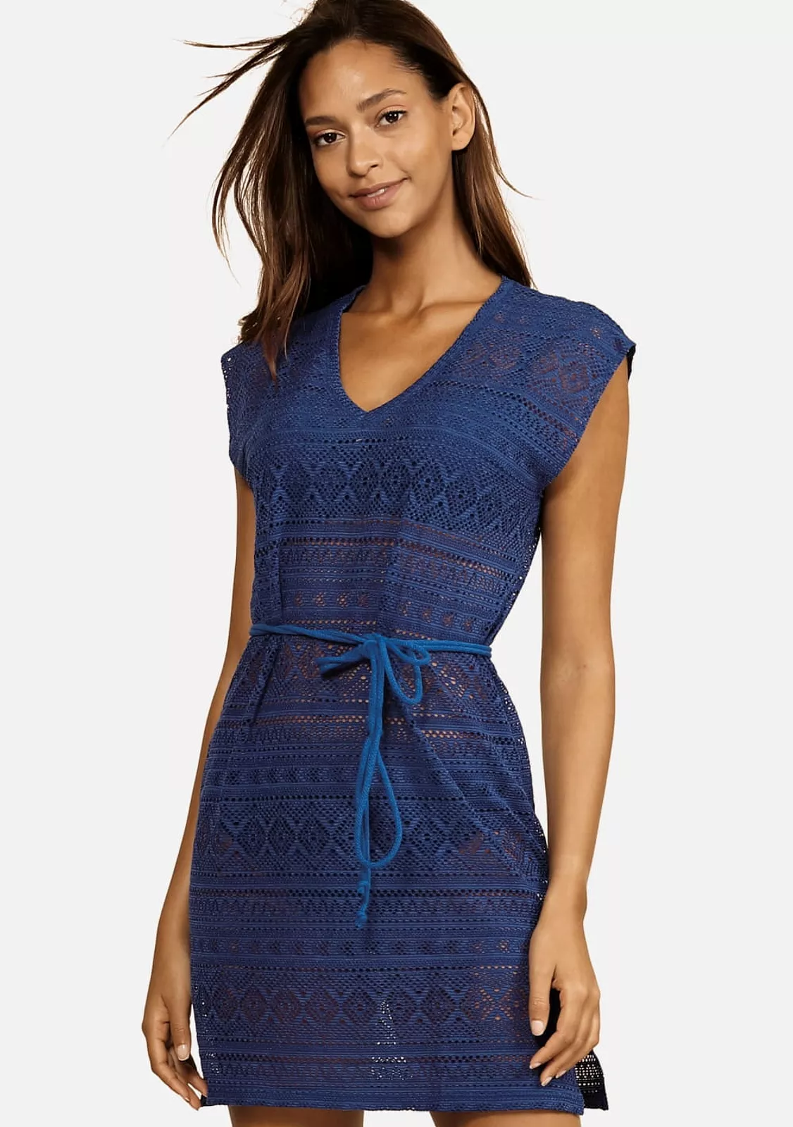 Пляжная туника. Cерия Deep blue Feba collection