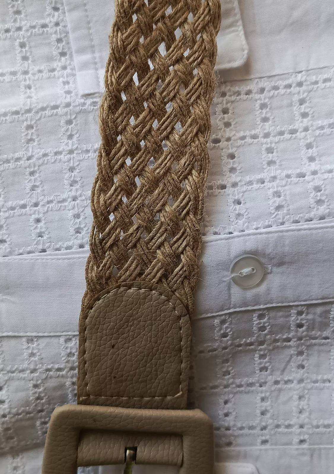 Платье Selmark белое в пол с поясом