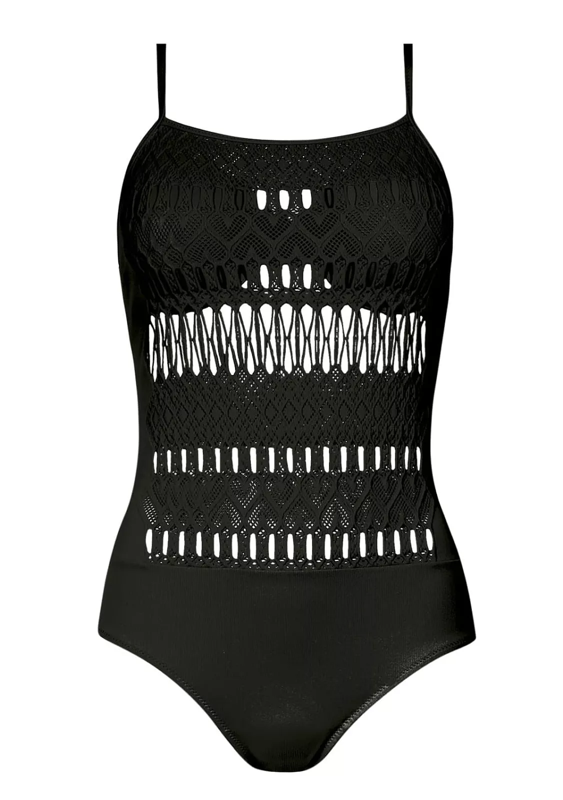 Купальник слитный с плетением макраме стиль Boho